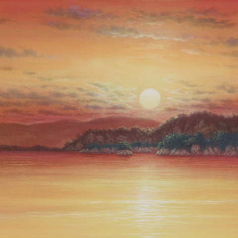 絵画 日本画 桜 高崎昇平
