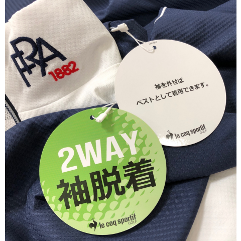ランバンスポール】2WAY人気刻印ロゴマーク 長袖ゴルフブルゾンジャケット3L ◇ﾙｺｯｸ・ｽﾎﾟﾙﾃｨﾌ・ｺﾞﾙﾌから◇2WAYブルゾン | マンシングウェア