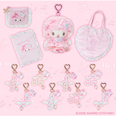 希少!!サンリオ ピアノちゃん ブランシュロリータ Sサイズ2015sanrio 7/3発売予定 🎼ピアノはっぴょう会デザインシリーズ | サンリオ