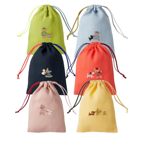 色んなリネンのまるころりん巾着♪ カラーバリエーション豊富なリネンの巾着袋♪ | ファミリア