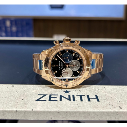 ZENITH】ゴールドクロノグラフの完成形【ゼニス】18.3101.3600/21