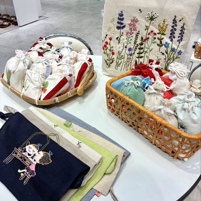 【葵テラス】夏のさわやか刺繡　Embroidery Shop ONGON 開催！