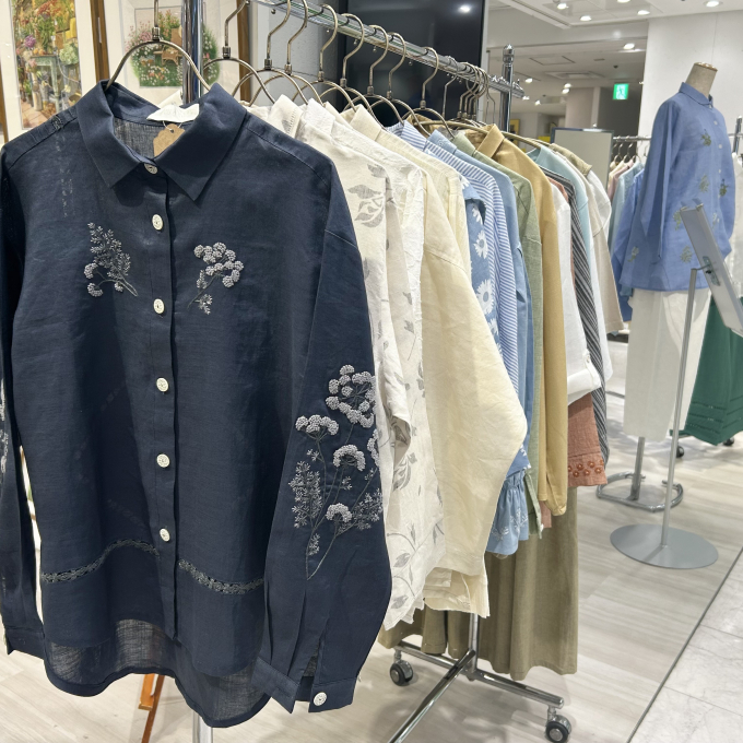 【葵テラス】毎日のおしゃれ刺繍　Embroidery Shop ONGON 開催中！
