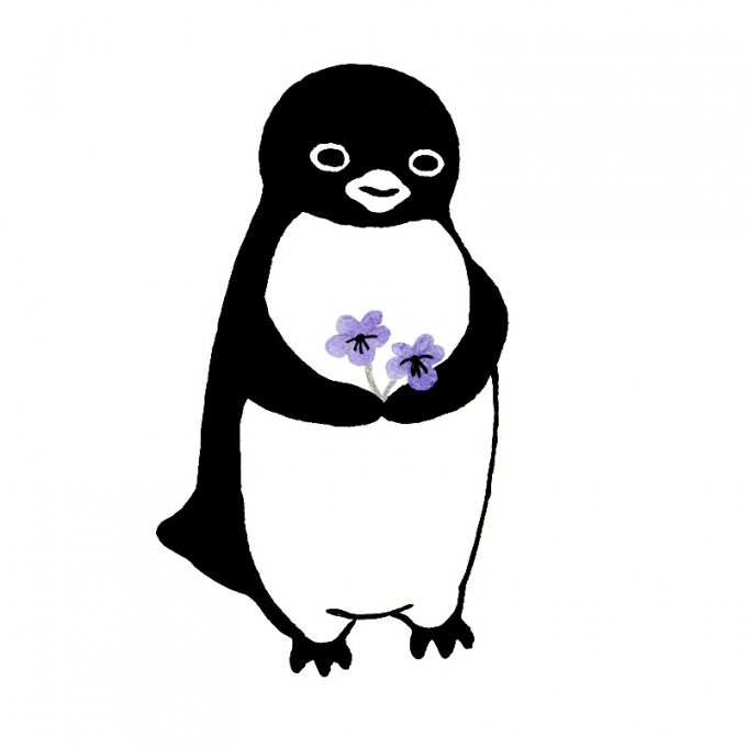 予告【葵テラス】坂崎千春 版画展 ペンギン絵日記〈静岡編〉