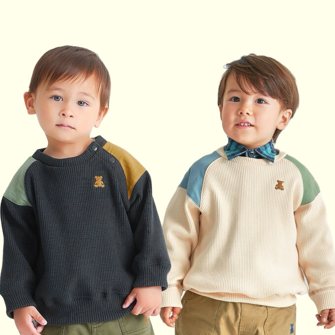 大活躍間違いなし❣️マルチ配色トレーナー