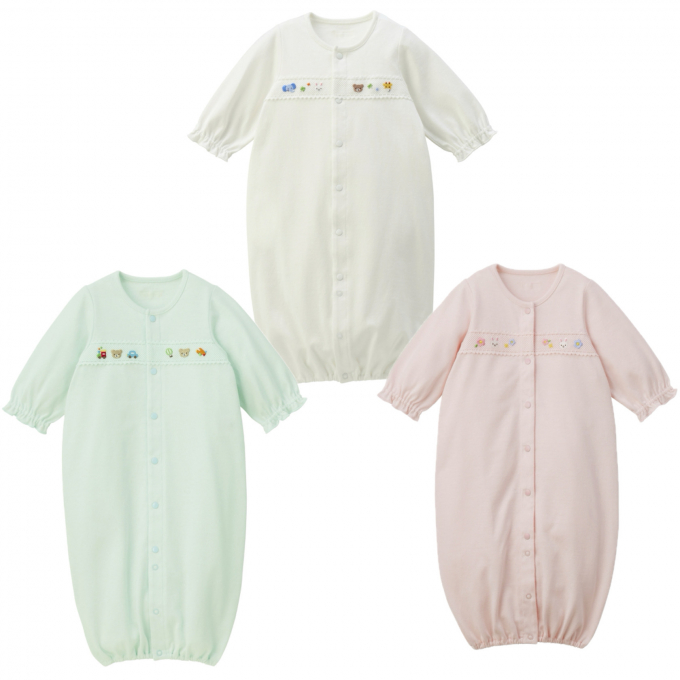 どうぶつ柄2wayオール🐻🐰