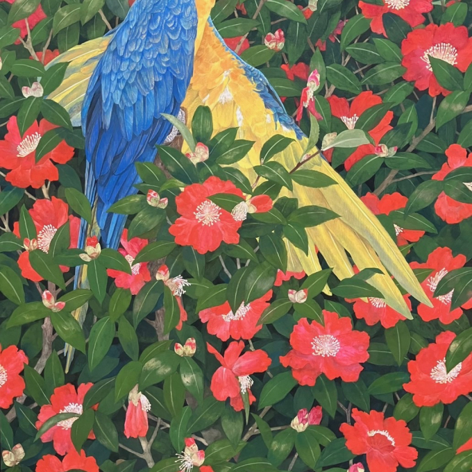 【10月21日(水)から10月27日(火)まで】『 水野香菜日本画展 華の足跡 』