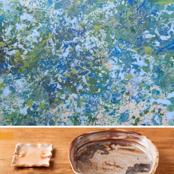 【2025年8月6日(水)～12日(火)まで】～水の記憶、土の詩～天内純子・山下祥 二人展 
