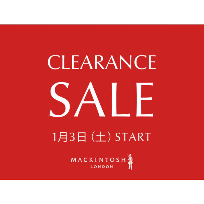 【マッキントッシュロンドン】SHIZUMATSU WINTER  SALE
