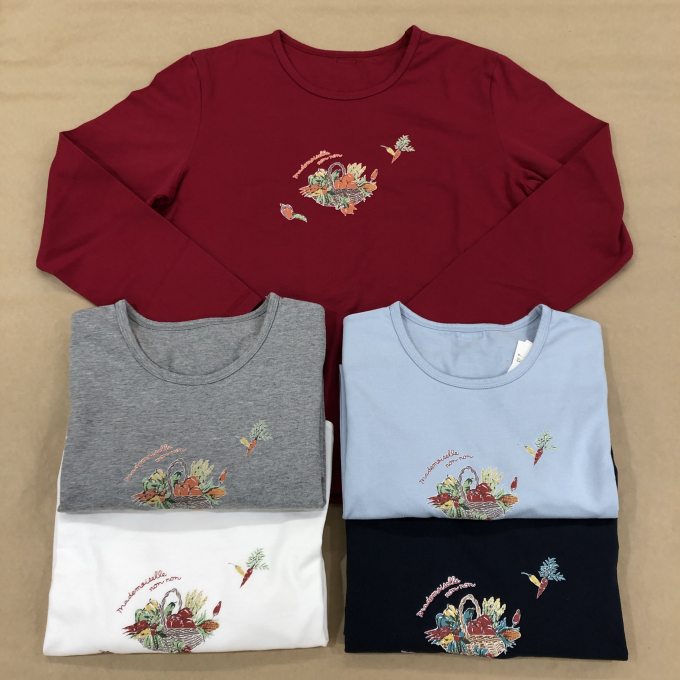 ベジタブルプリントTシャツ