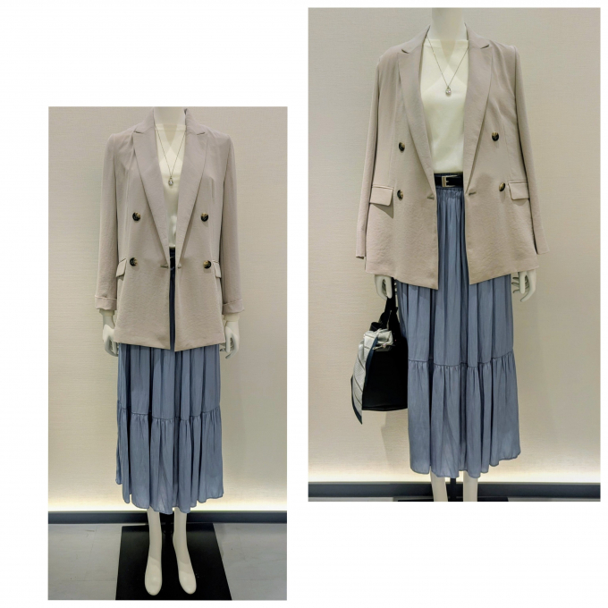 ✨INDIVI定番✨ダブルジャケット