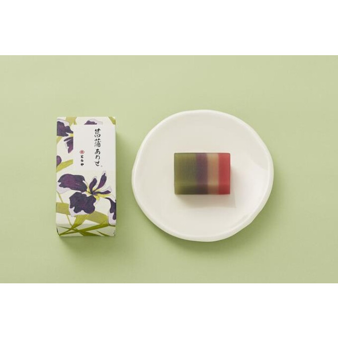 中形羊羹「菖蒲あわせ」🍃