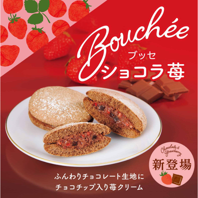 新登場　ブッセ ショコラ苺