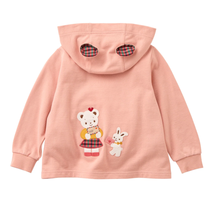 🩷 フード取り外し可能なリアちゃん耳付きパーカー🩷