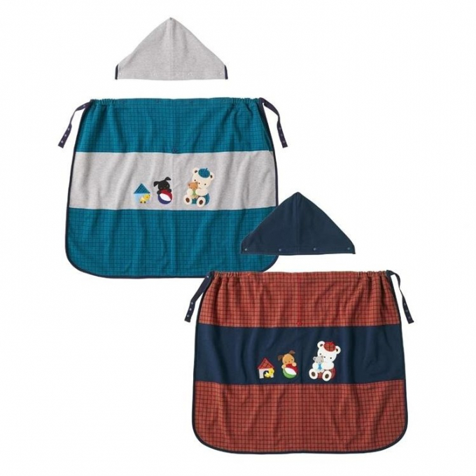 お子様とお出掛けに便利な3WAYブランケット👍