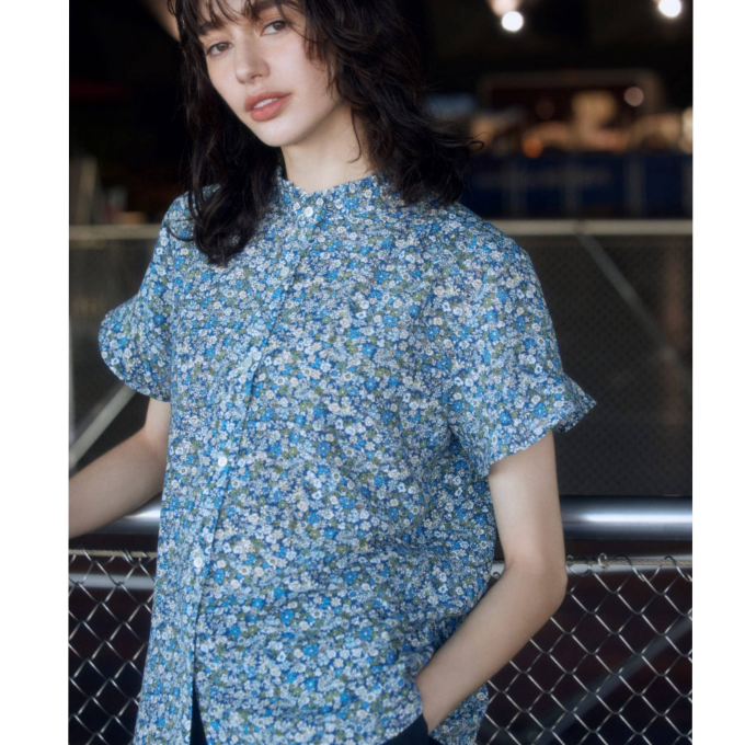 【期間限定！組曲 ＰＯＰＵＰ 】人気 大人の小花柄ブラウス