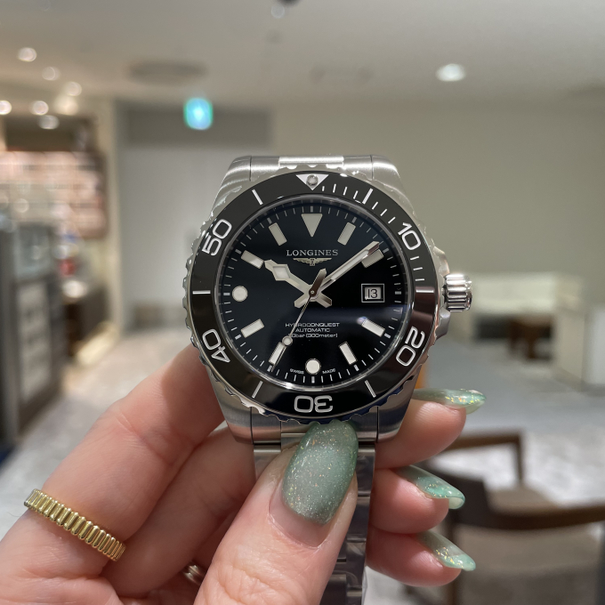 【LONGINES】新作ハイドロコンクエストまだまだございます！【ロンジン】L3.788.4.56.6