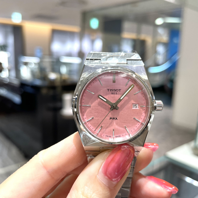 【TISSOT】PRXのピンクが入荷！【ティソ】T137.210.11.331.00