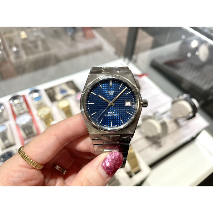 【TISSOT】PRXチタンのブルーが入荷しました！【ティソ】T137.807.44.041.00