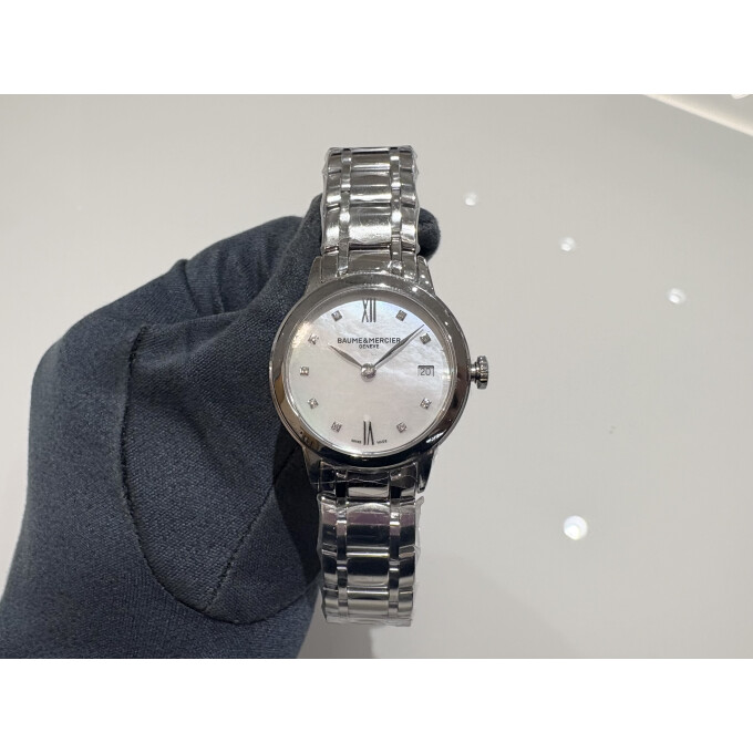 【BAUME&MERCIER】雪のように白くて可愛い☃️【ボーム&メルシエ】CLASSIMA10490
