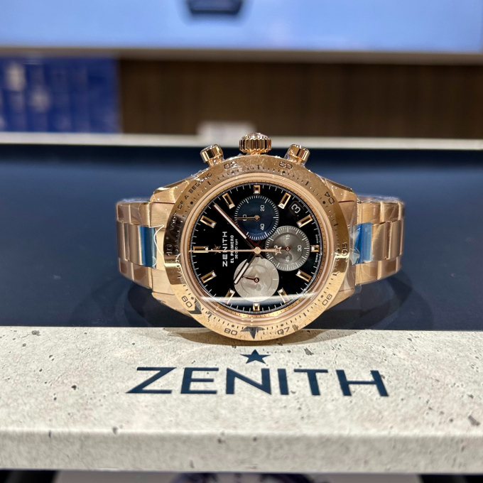 ZENITH】ゴールドクロノグラフの完成形【ゼニス】18.3101.3600/21