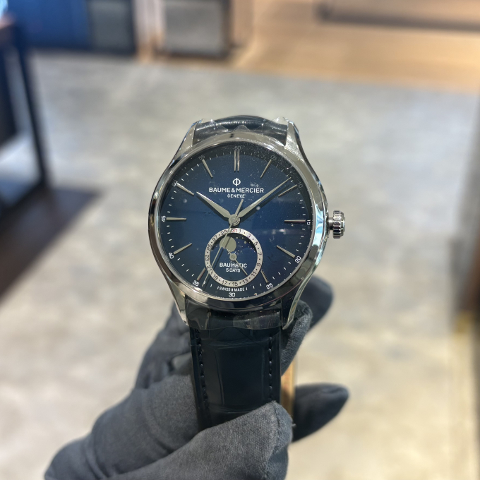 【BAUME&MERCIER】コンパクトなボーマティック搭載モデル！【ボーム&メルシエ】Clifton10756