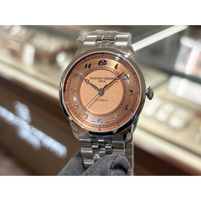 【FREDERIQUE CONSTANT】クラシックサーモンピンクが見逃せないっ🐟【フレデリックコンスタント】FC-301SAL3B6B