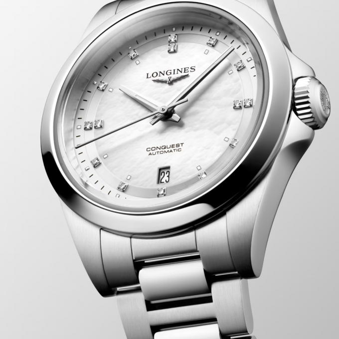 【ロンジン】ダイヤモンド×シェル文字盤【LONGINES】