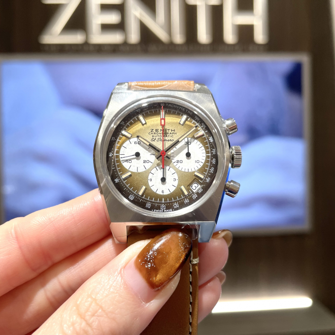 【ZENITH】ウォームトーンのグラデーションがオシャレ！【ゼニス】03.A384.400/385.C855