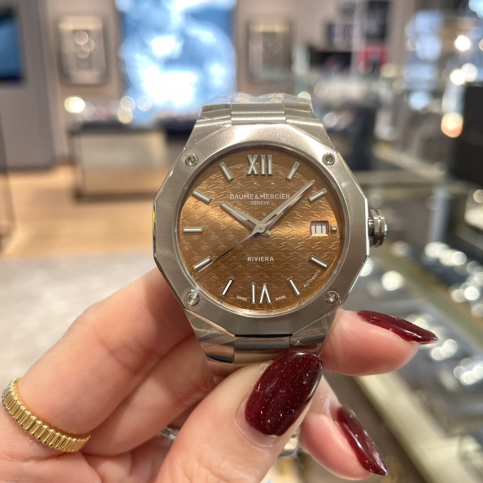 【BAUME&MERCIER】太陽のような暖かいオレンジ🍊【ボームアンドメルシエ】BMM0A10764