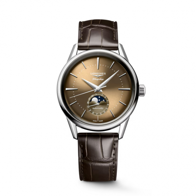 【LONGINES】フラッグシップ ヘリテージ ムーンフェイズ