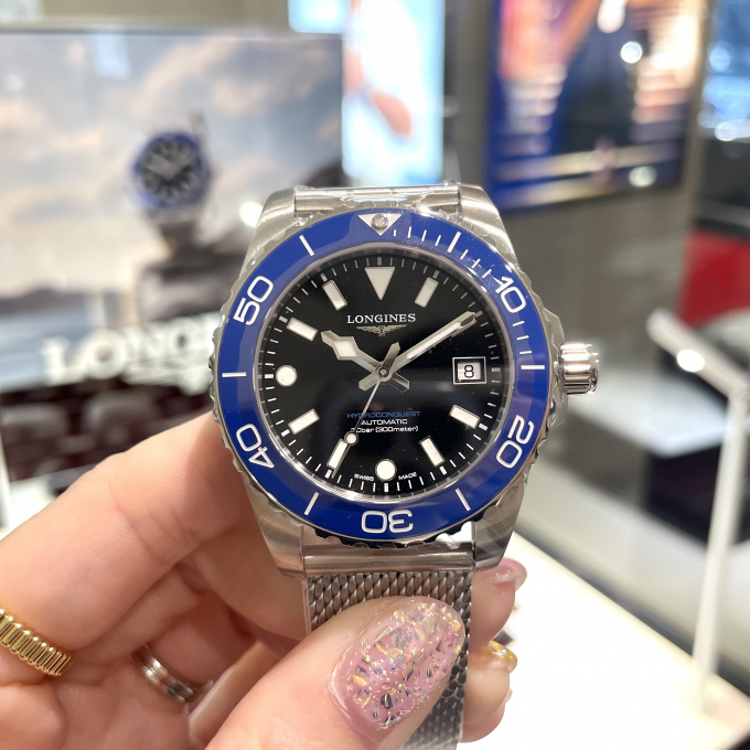 【LONGINES】NEWハイドロコンクエストまだございます！【ロンジン】L3.779.4.90.6