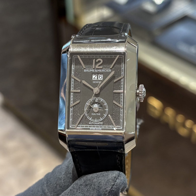 【BAUME&MERCIER】洗練されたビックデイト【ボーム&メルシエ】Hampton10666