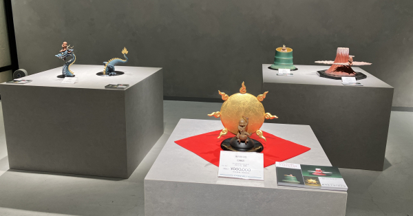 籔内佐斗司 ブロンズ『らぶ』置物 銅製 共箱 犬 かわいい ゆるキャラ