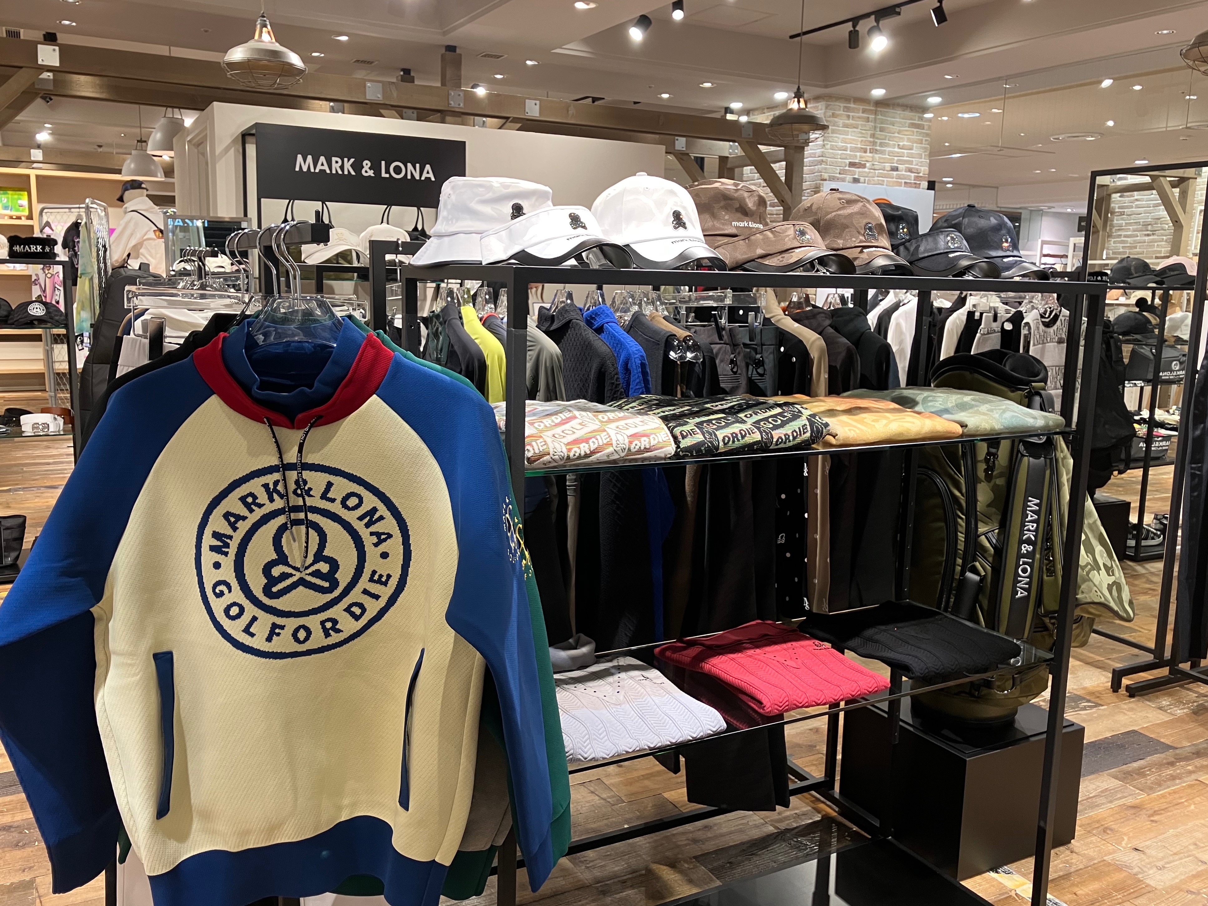 MARK&amp;LONA - お山の大将 MARK&LONA】POP-UP開催中⛳️ | M BASE | 大丸神戸店公式 SHOP BLOG