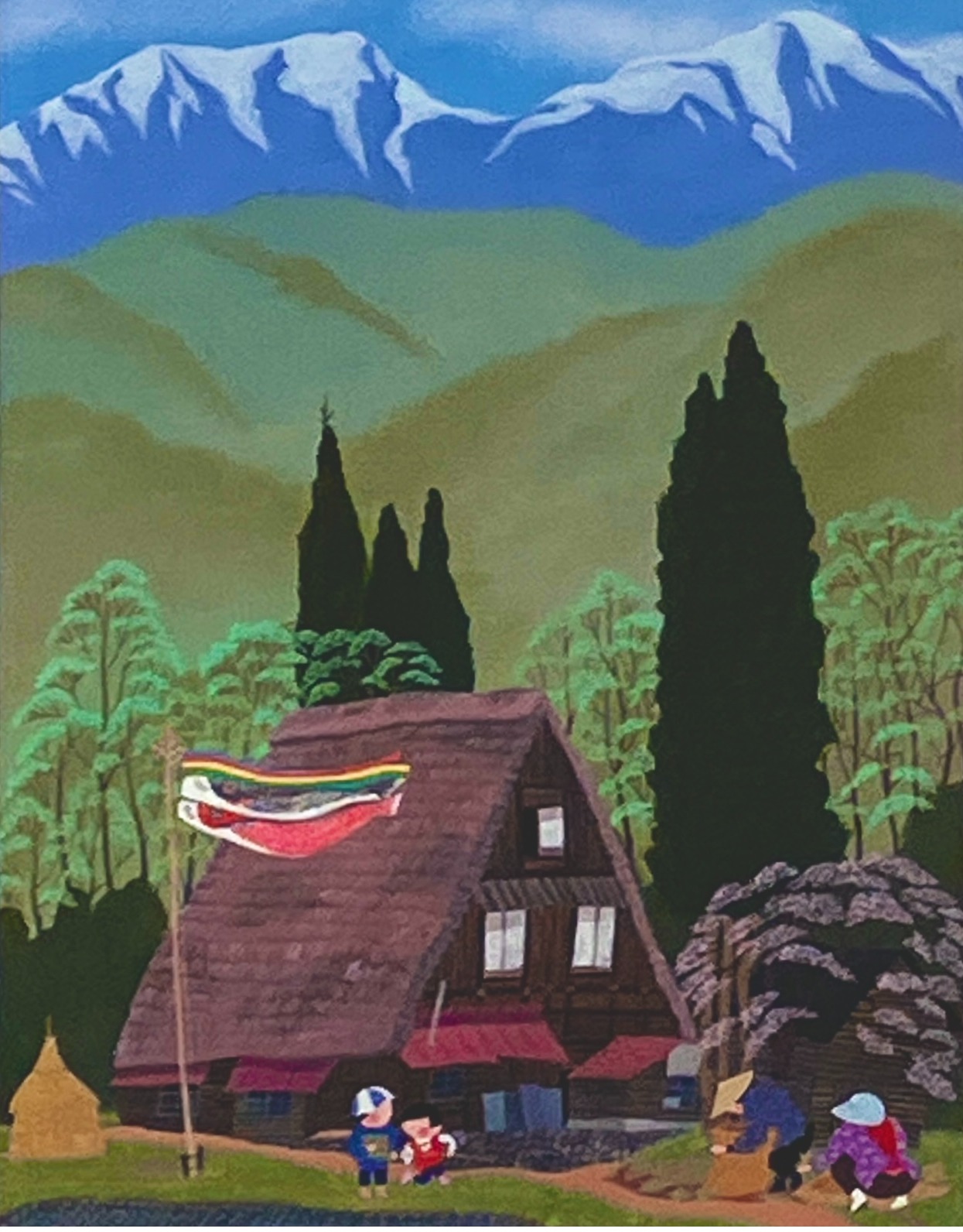 日本の四季 ふるさとの詩 原田 泰治 版画展 | ART TOPICS | 大丸京都店