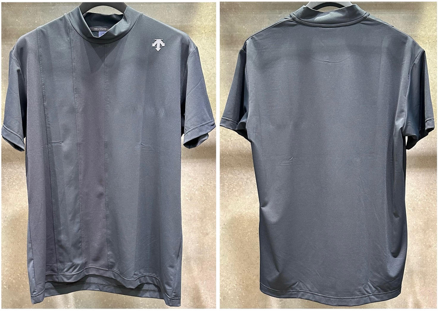 デサントゴルフ DESCENTE ゴルフ モックネックボーダーシャツ