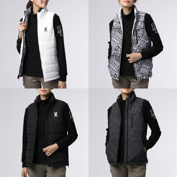 [サイコバニー] リバーシブルベスト ウィンドブレーカー メンズ サイコバニー] リバーシブルベスト ウィンドブレーカー メンズ