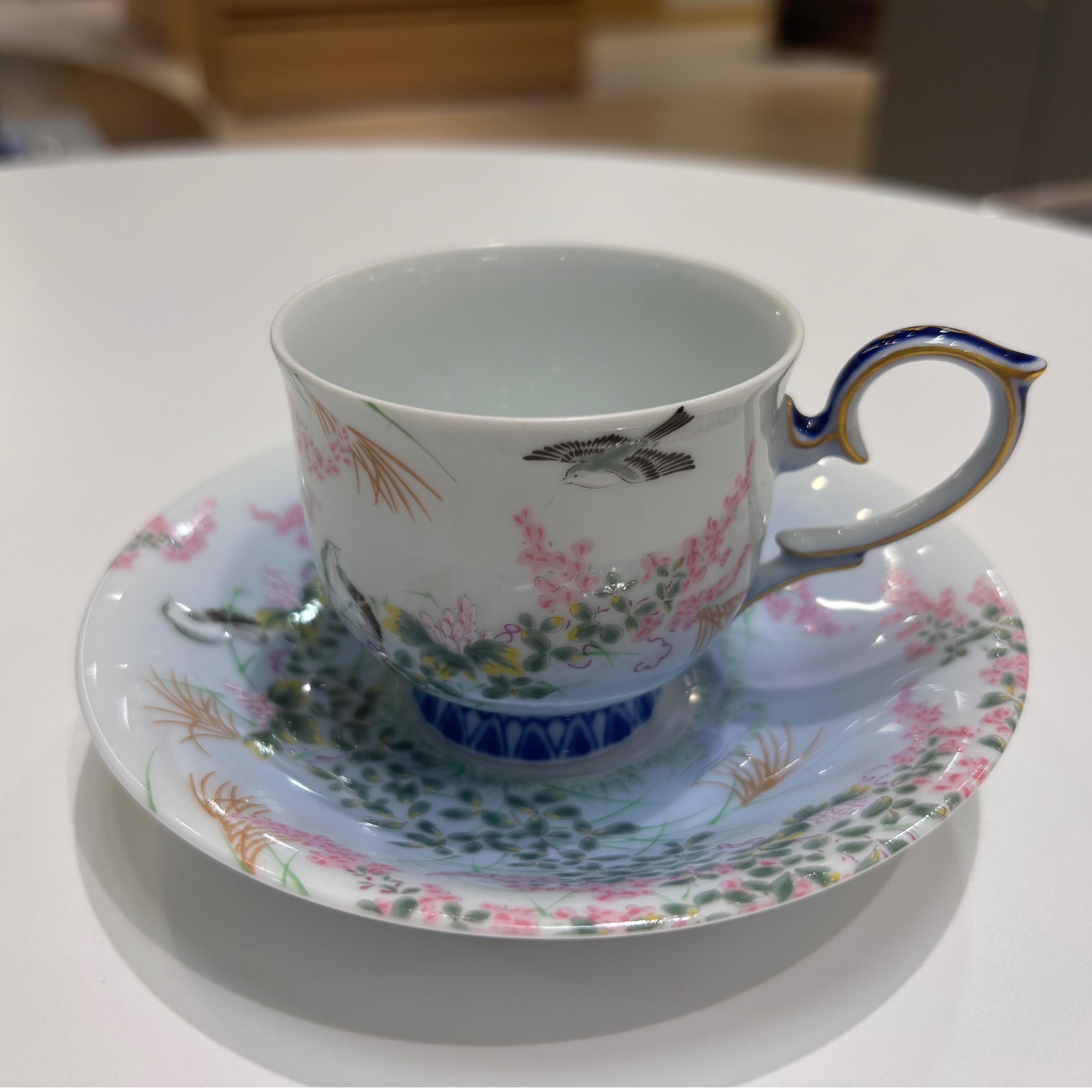 2541 深川製磁　萩花見　八角盛皿　未使用 萩花見 八角紅茶碗皿 | 有田焼 深川製磁｜公式オンラインストア