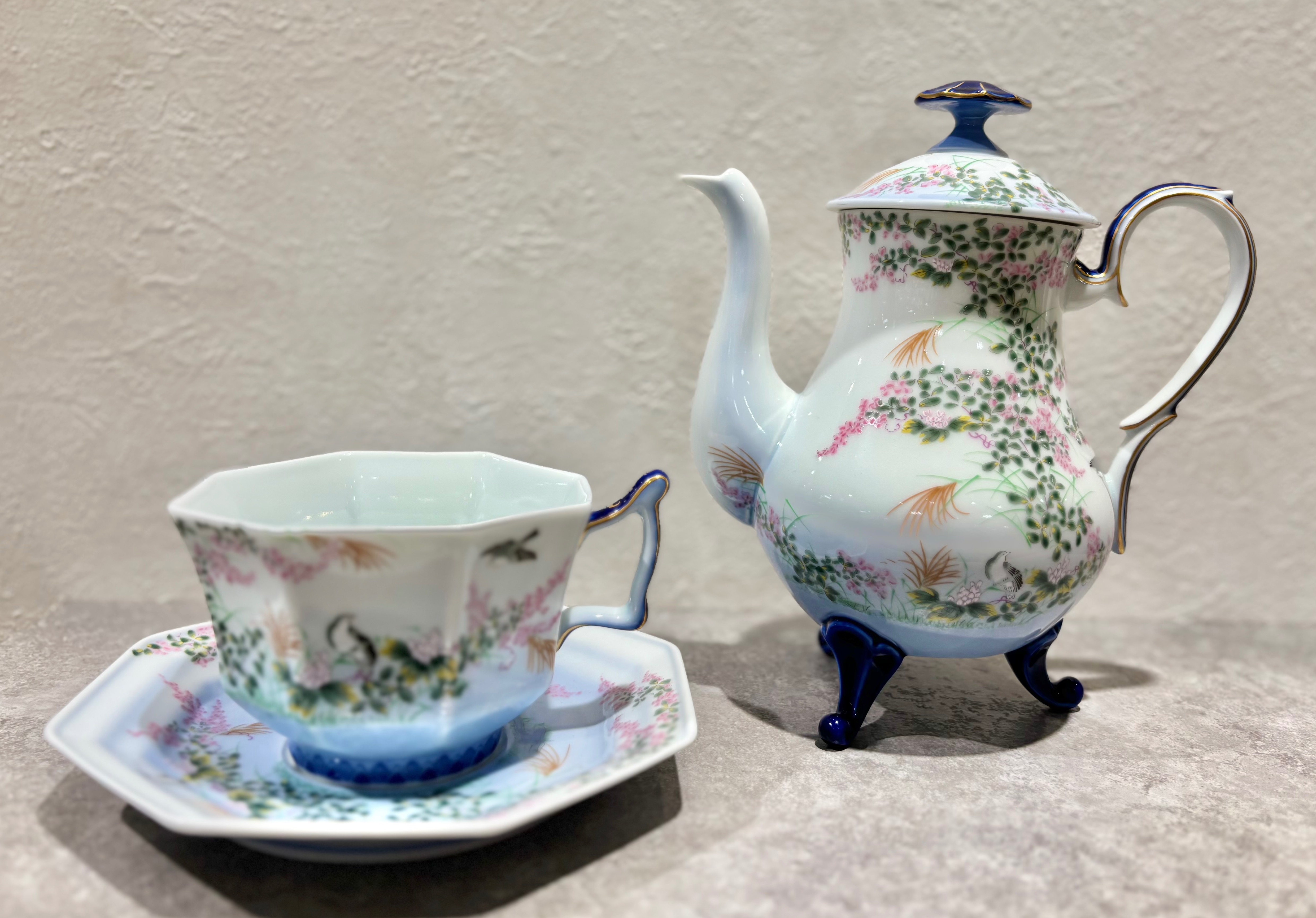 2541 深川製磁　萩花見　八角盛皿　未使用 器に見る秋の風景『萩花見』 | 深川製磁 | 松坂屋名古屋店公式