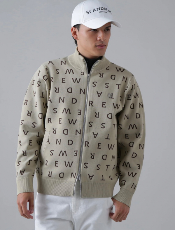 セントアンドリュース　ニット セントアンドリュースのラグジュアリージャカードでプレーン