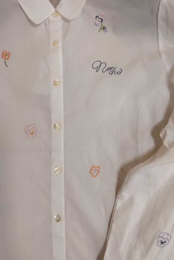 ビオラ刺繍入りブラウス&チュニック | マドモアゼルノンノン | 大丸