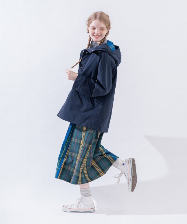 アフタヌーンティーリビング タータンチェック柄フード付きジャケット タータンチェック柄フード付きジャケット/Afternoon Tea