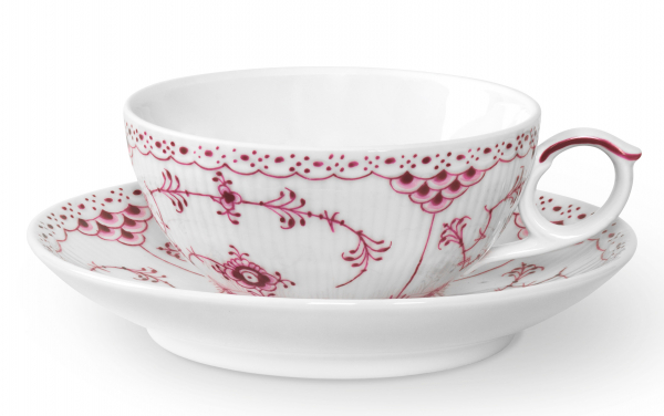 国交150周年記念限定品　コペンハーゲン　パープルハーフレース　バーガンディ ROYAL COPENHAGEN（ロイヤル コペンハーゲン） 国交150周年記念