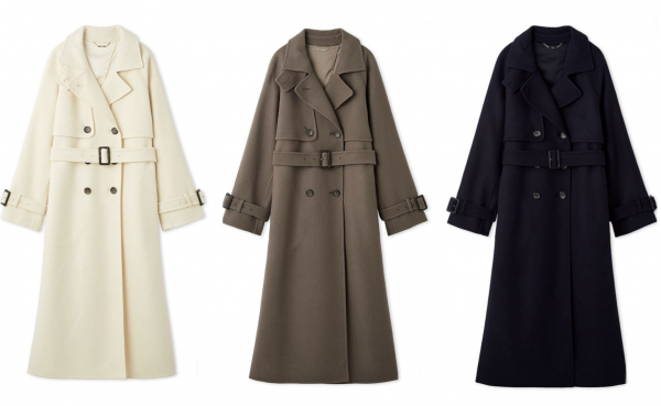 セルフォード】札幌先行発売！！ ⭐ウール混ロングトレンチ