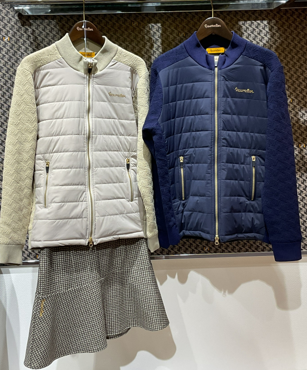 レザレクション〉ニットコンビネーションパデットブルゾンのご