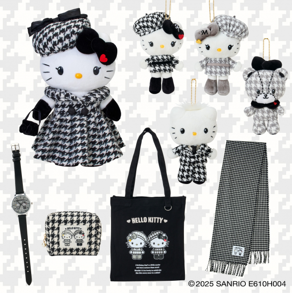ハローキティ バースデードール (モノクロガーリーふたごコーデ) 4点