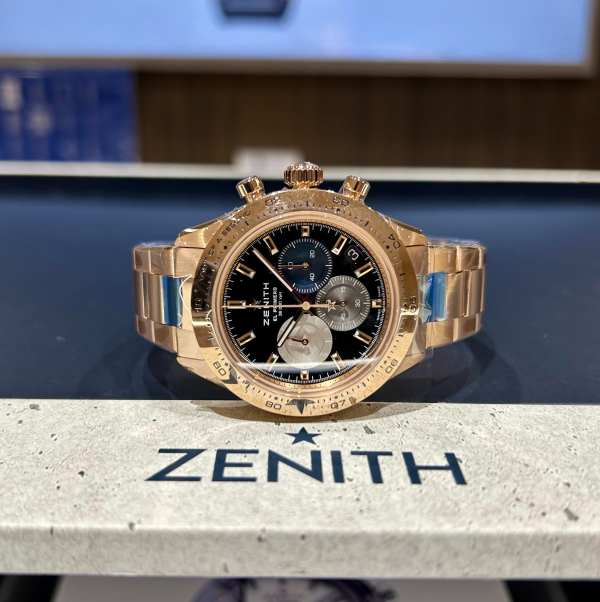 ZENITH】ゴールドクロノグラフの完成形【ゼニス】18.3101.3600/21