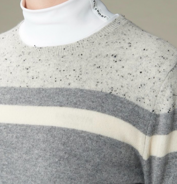 カラーブロッククルーネックカシミヤニット✨ | ランバン スポール | 大丸東京店公式 SHOP BLOG