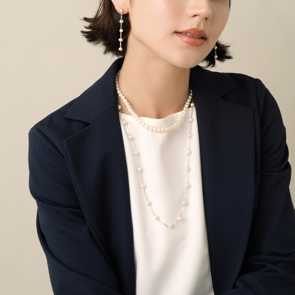 く日はお得♪ パールコレクション ネックレスとイヤリング（ピアス）のご紹介 ネックレス